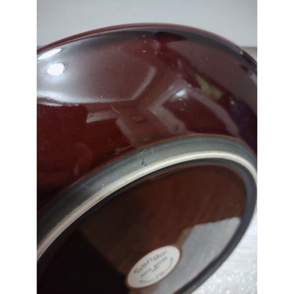 Sango Nova Brown 4933 11 3/4" Stoneware Chop Plate Serving Platter only - Picture 4 of 8